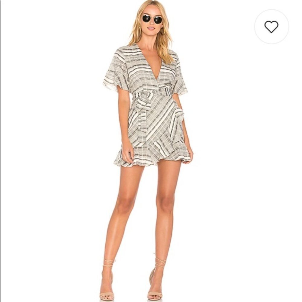 NEW Majorelle Portia Dress in Newspaper XS